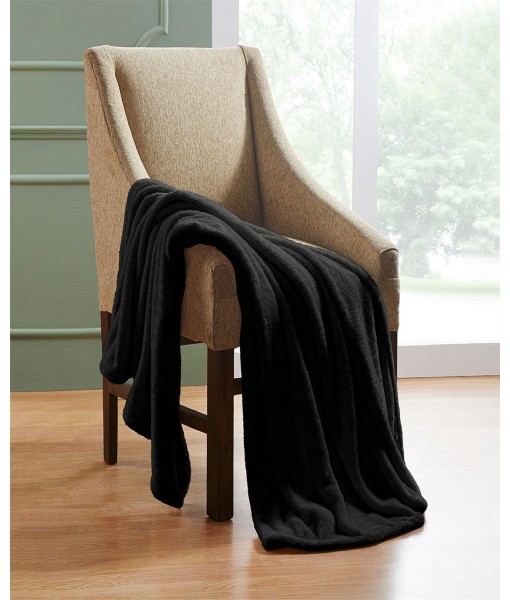 Wrinkle Resistant Plush Fleece Blanket  Twin