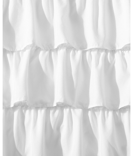 Solid Microfiber Ruffled Bedskirt  Twin