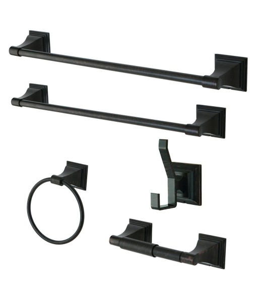 Monarch 18-Inch and 24-Inch Towel Bar Bathroom Accessory Set