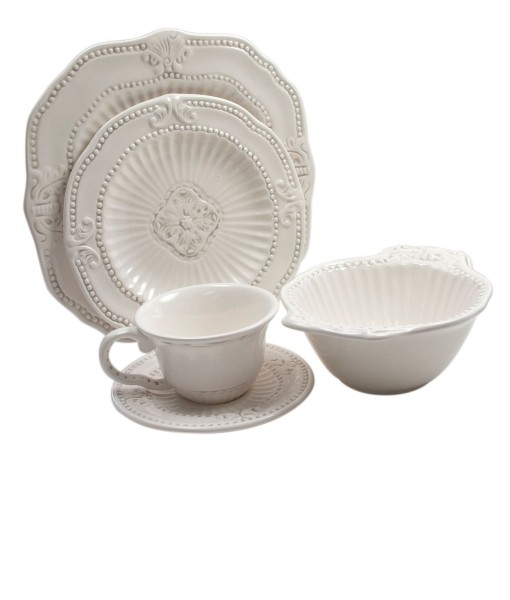 Baroque 20 Pc Dinnerware Set  Service for 4