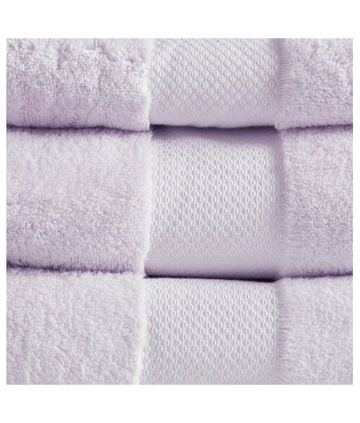 6-PC Cotton Bath Towel Set - Lavender