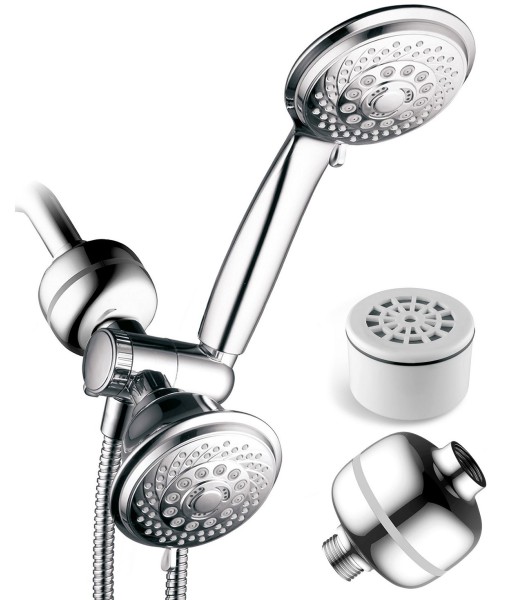 30-Setting Shower Head/Handheld Combo and 3-Stage Shower Filter