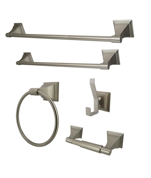 Monarch 18-Inch and 24-Inch Towel Bar Bathroom Accessory Set