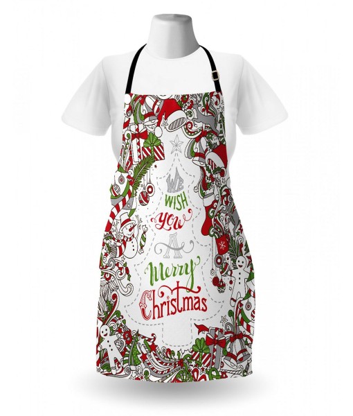 Merry and Bright Christmas Apron