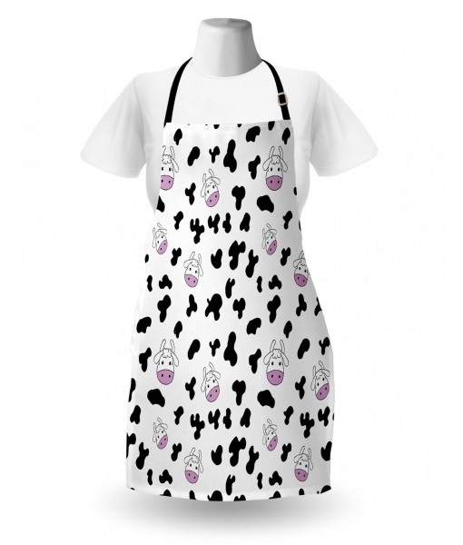 Chic Cow Print Apron