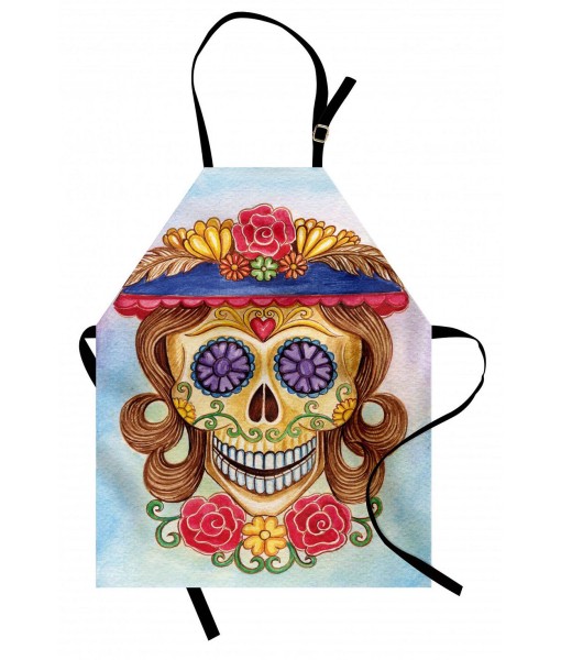 Vibrant Sugar Skulls Apron